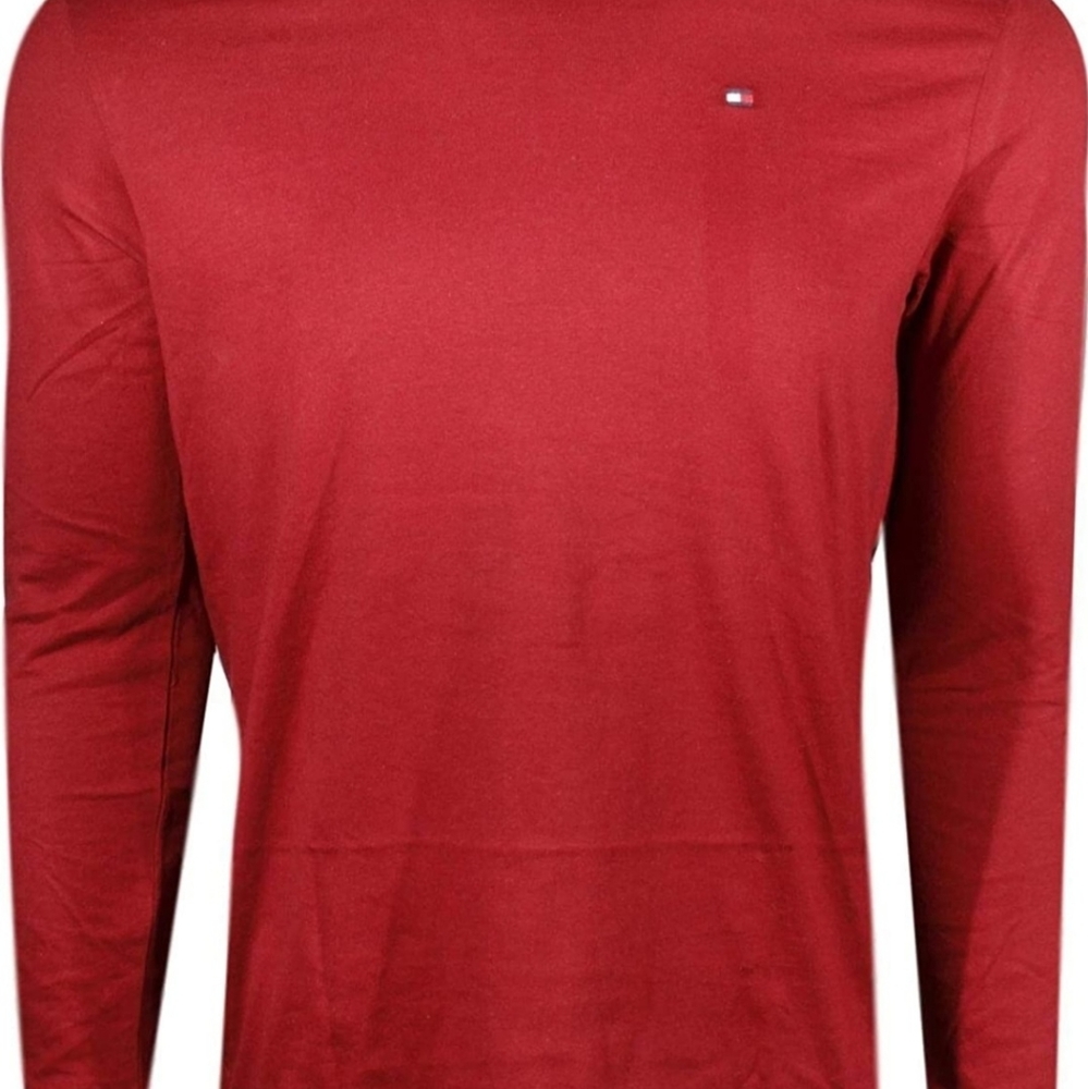 Tommy Hilfiger Mens Long Sleeve Crew Neck T-Shirt